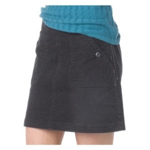 PRANA Navy Canyon Cord Corduroy Mini Skirt Size 8